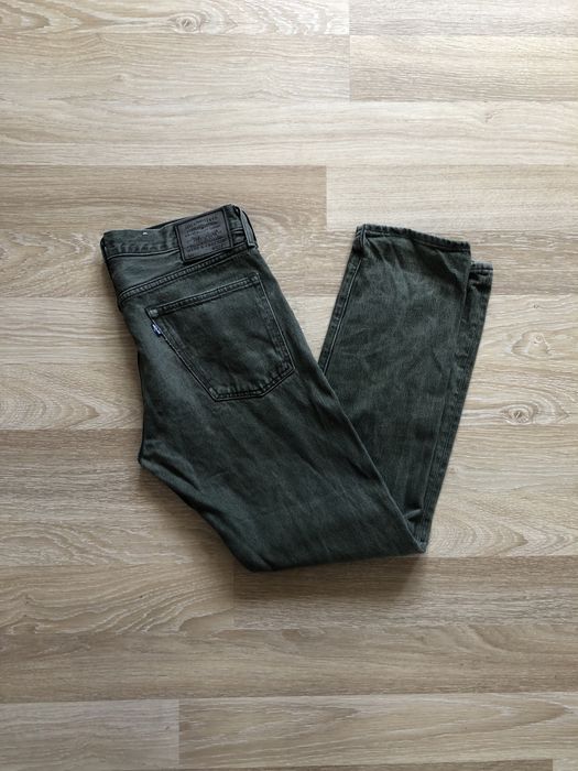 Levis made & crafted big E japan denim 502 blue tab pants джинси