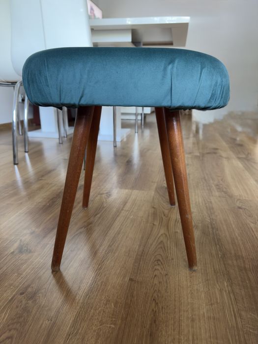 Taboret patyczak PRL Świdnickie Fabryki Mebli