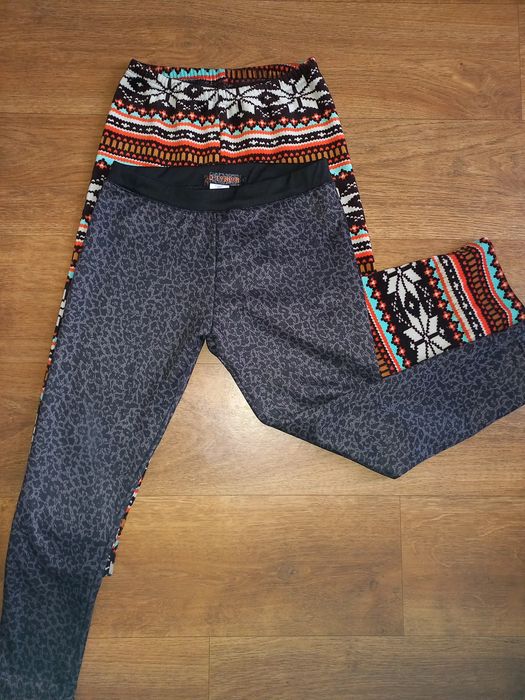 Zestaw ocieplanych leginsów 158-164