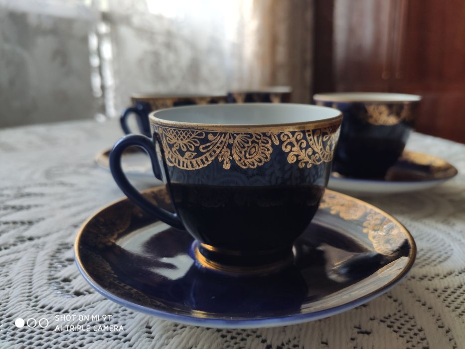 Кофейная пара ЛФЗ кобальт