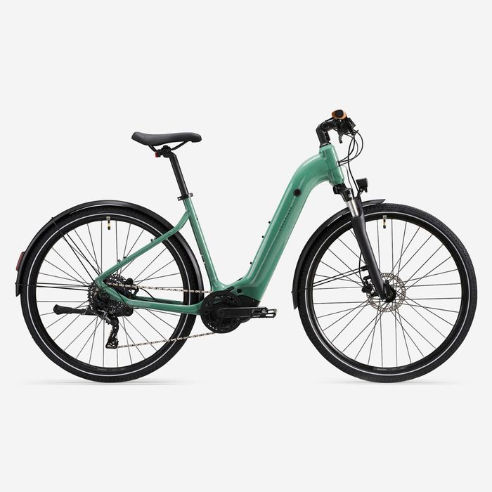 Bicicleta Elétrica de Trekking com Motor Central e Quadro Baixo