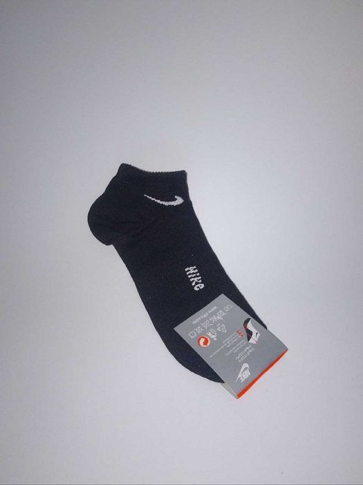 ‼️ПРЕМІУМ ЯКІСТЬ ЯК ОРИГІНАЛ‼️ | Набір 12 пар шкарпеток Найк /Nike 35-44, бавовна, білі,білі з сірою підошвою,Високі,Низькі