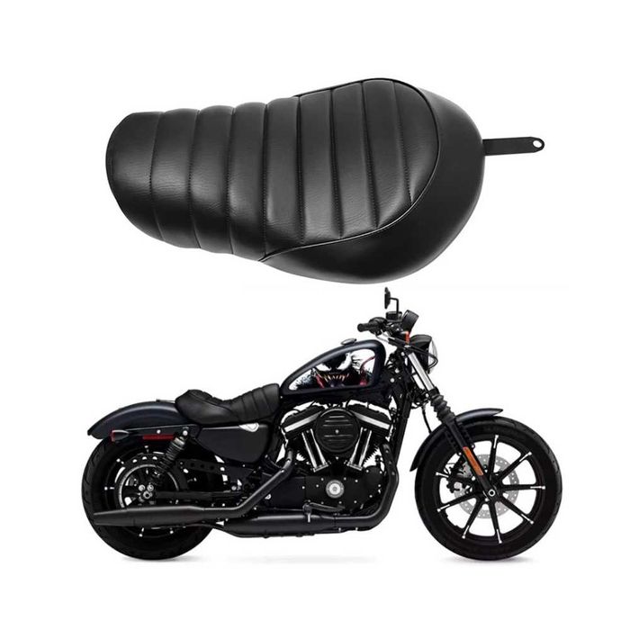 Banco Individual Condutor Preto Harley Sportster Iron XL 883 e 1200