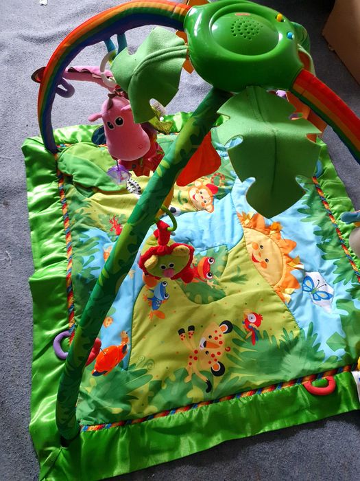 Mata edukacyjna sensoryczna Fisher Price Rainforest