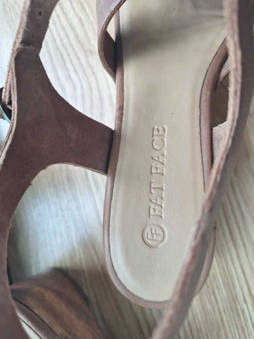 Босоножки женские кожаные 38р