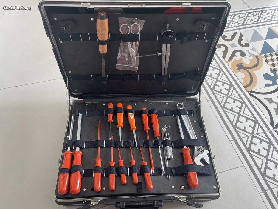 Mala conjunto de ferramentas grande, para mestres artesãos