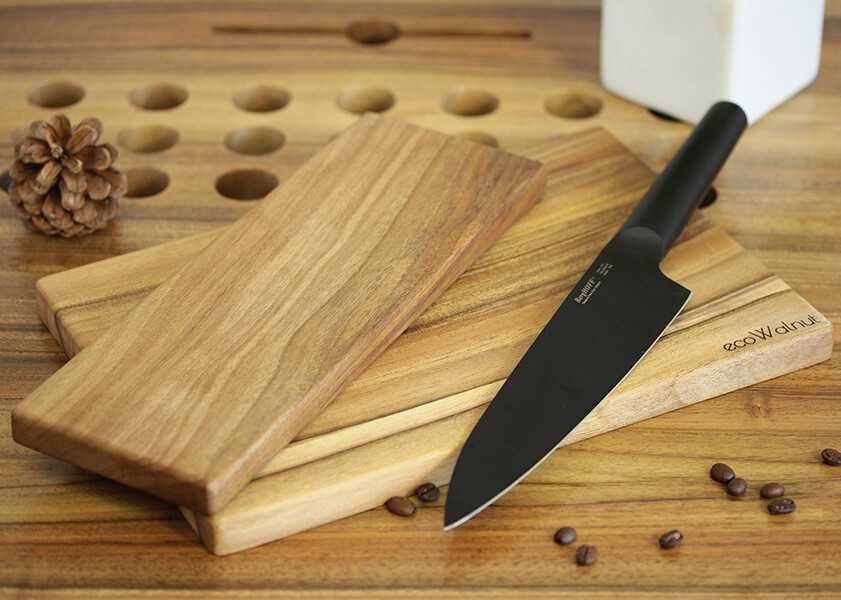 Подставка для ножей Деревянная настольная магнитная держатель блок: 1 ...