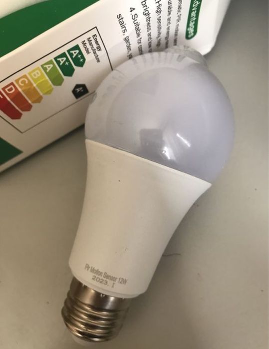 Lampada com sensor de movimento