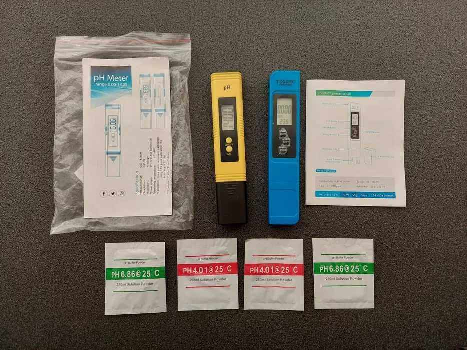 Caneta pH solução tampão e caneta TDS & EC aquário piscina hidroponia