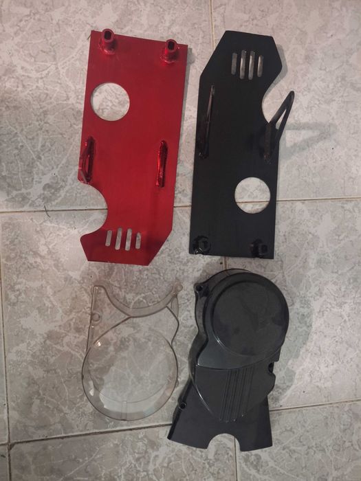 Proteção Carter pit bike pitbike pocket bike 110
