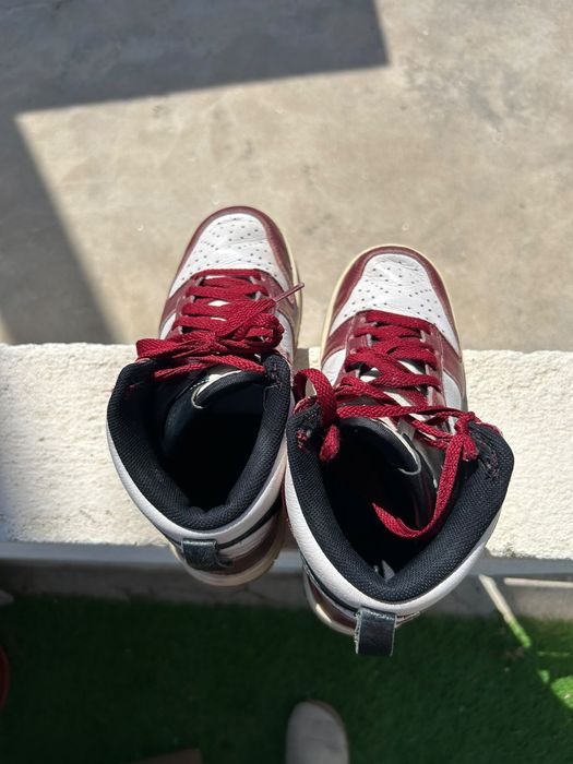 air jordan 1 vermelho e branco