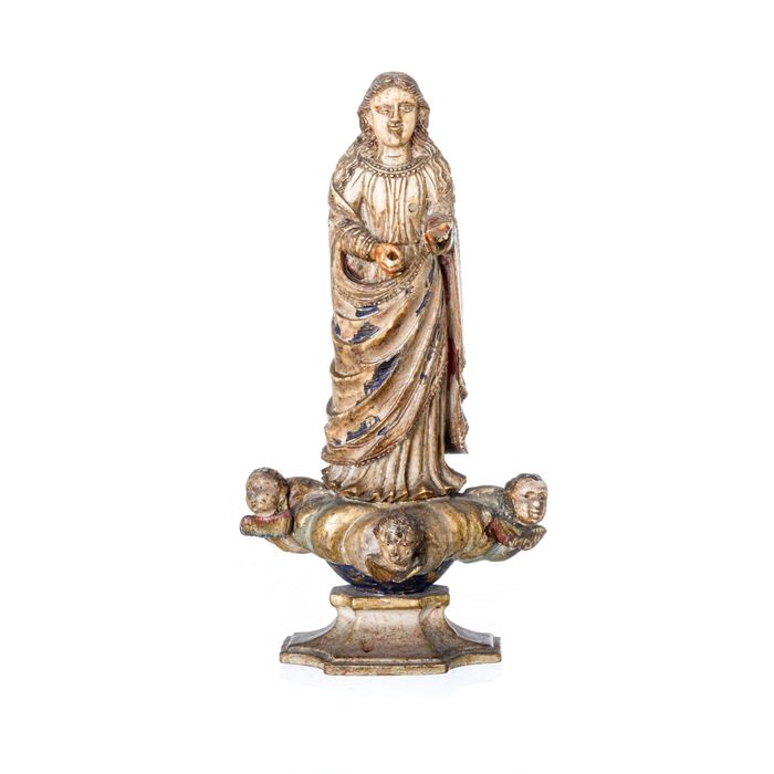 Matéria nobre - Nossa Senhora da Conceição indo-portuguesa - Século XV