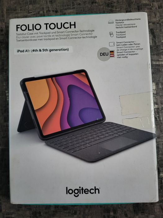 Чохол-клавіатура для планшета Logitech Folio Touch iPad Air 4th Gen