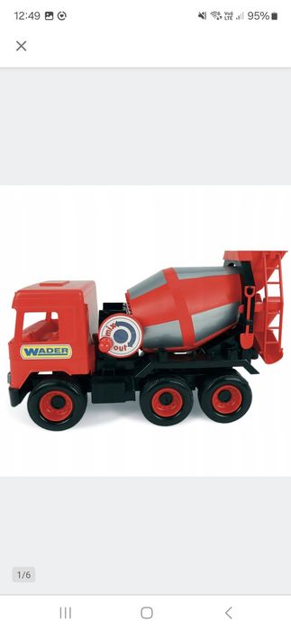 Betoniarka Middle Truck Wader