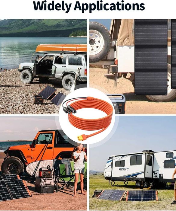 Cabo de extensão solar com conector solar a XT60 (3 metros)