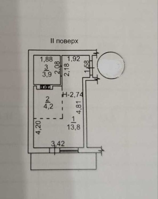 1 к.квартира в новом доме на Степовой, 379853