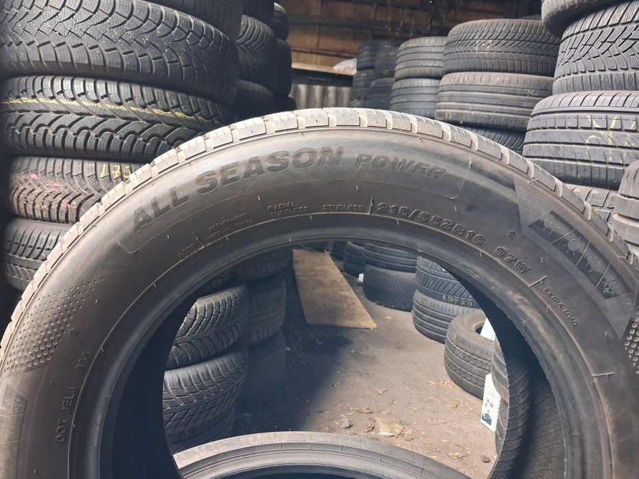 распаровка шины б/у 215/55  R16 TRISTAR ALL SEASON