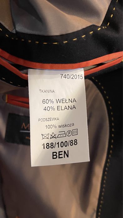 Garnitur studniówkowy męski czarny