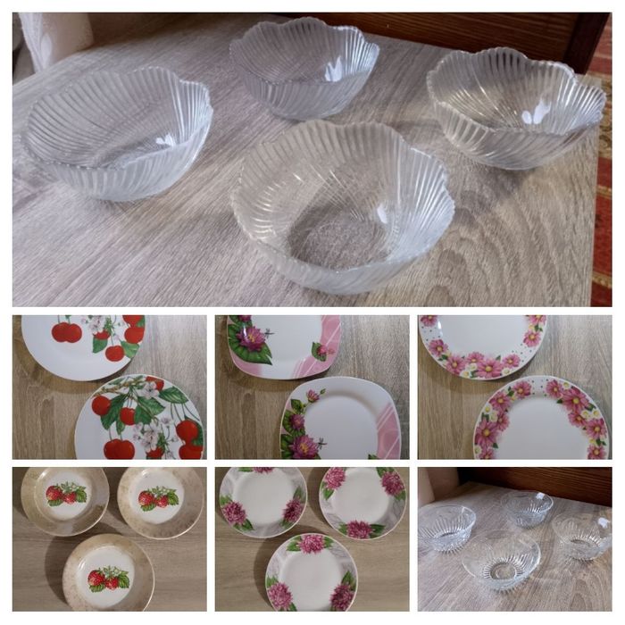 Наборы тарелок, наборы салатниц, тарелки и салатники