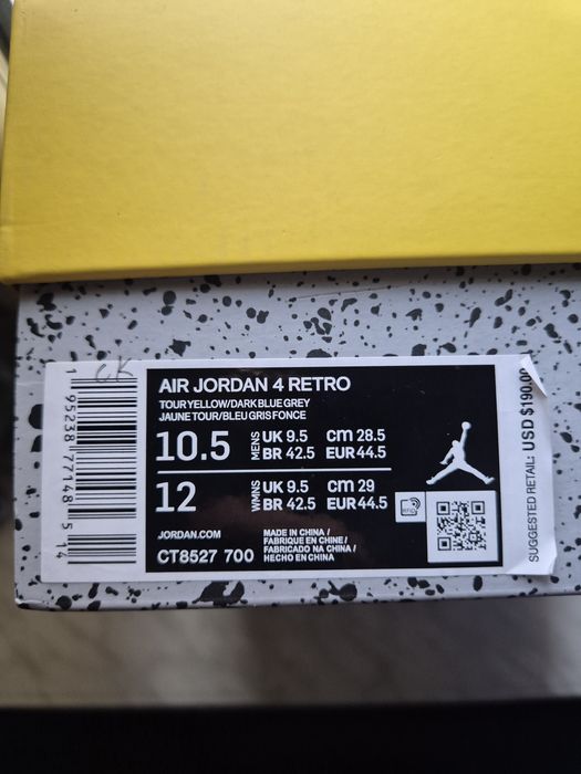 Buty Nike Air Jordan 4 Retro Lightning