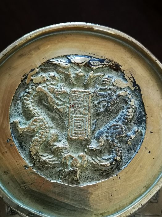 Jarroes bronze dragões chineses