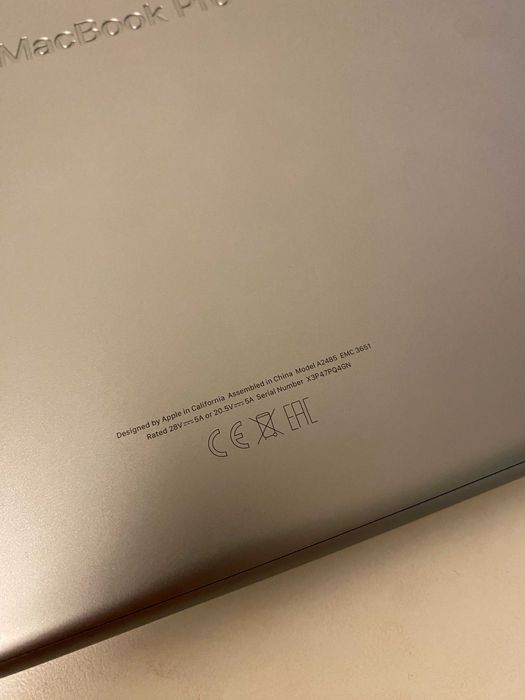 MacBook Pro M1 Pro 16GB 512GB 16inch 90%