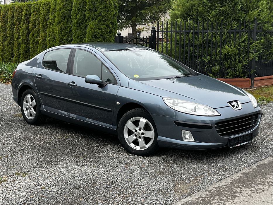 Peugeot 407 1.8 benzyna 2007r alufelgi chromy ZADBANY OPŁACONY