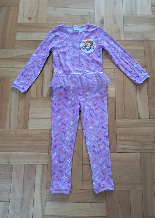 Cienka piżama jednoczęściowa dziewczęca  - 6/7 lat