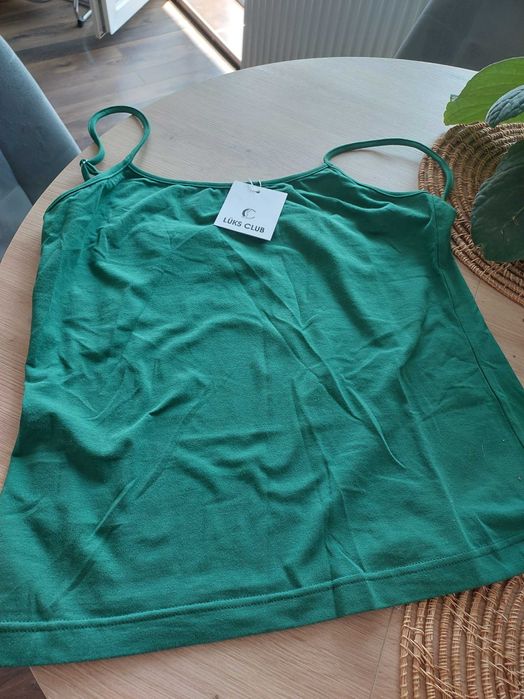 Top zielony damski