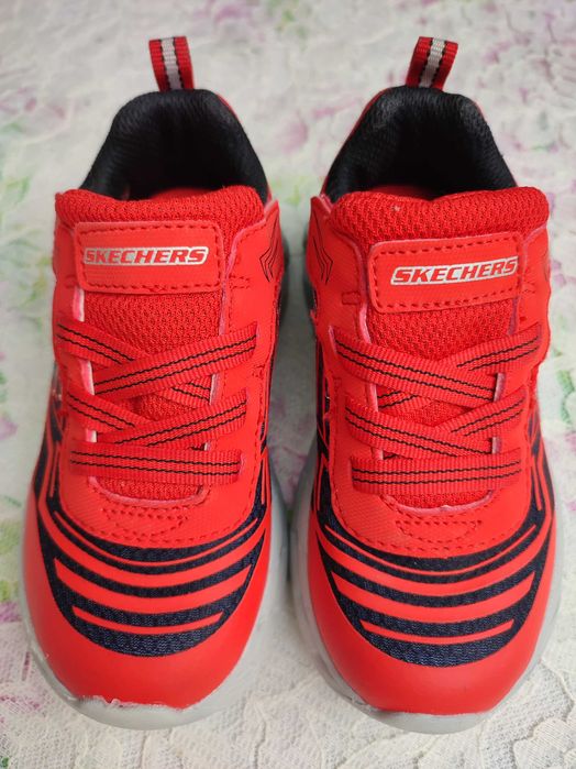 Buty sneakersy dziecięce SKECHERS Maver S-Lights r.24 - jak nowe.