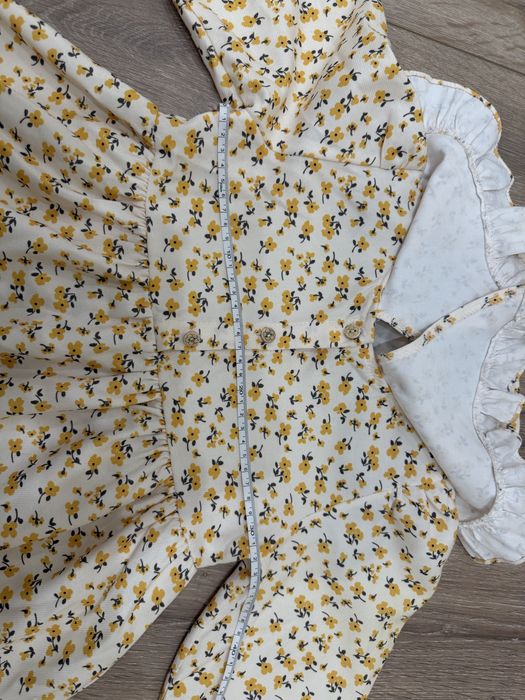 Святкова сукня в квітковий принт з коміром , 4 роки, 110