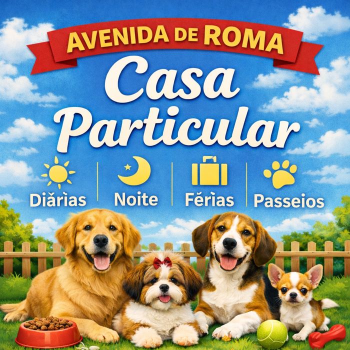 Cresche paricular av.roma lisboa para caes