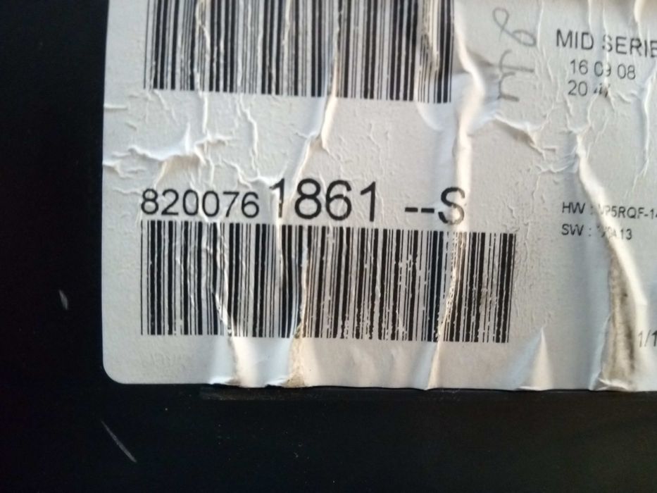 Quadrante / painel de instrumentos RENAULT Clio III (BR0/1, CR0/1)