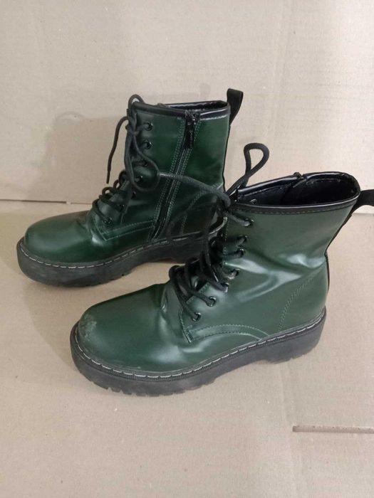 Ботинки женские кожаные Jenny Fairy 38р. зеленые