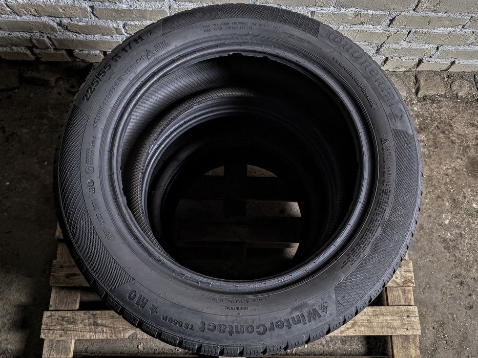 Зимові 225/55r17 Continental | 2024 | Made in Germany | Преміум шини | Комплект / 4шт | Ідеальний технічний стан, без дефектів
