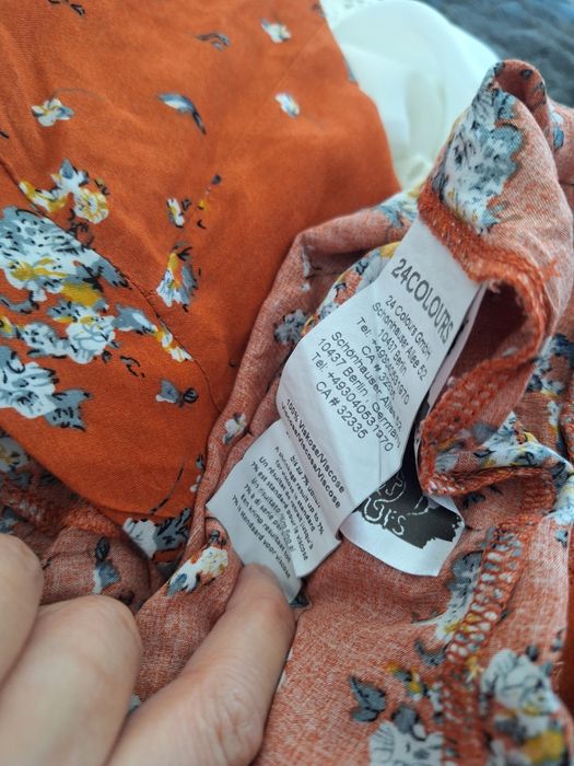 Spódniczka w kwiaty 24colours boho romantyczna casual