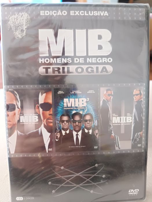 DVD edição exclusiva MiB homens de negro trilogia