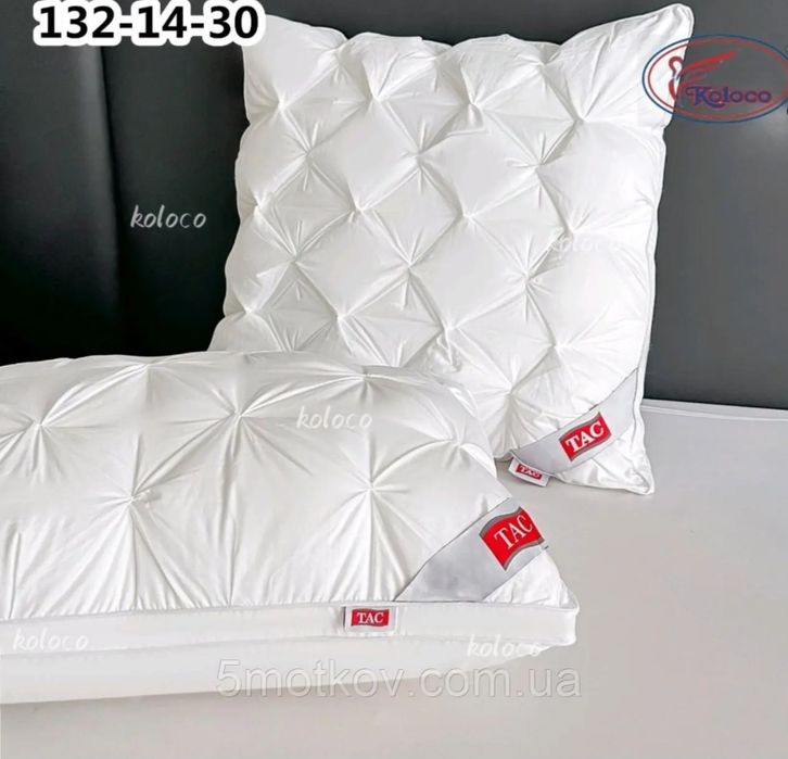 Анатомічна подушка-тісто TAC Koloco 70х70 см. Преміум комфорт.