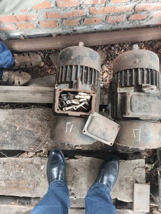 Рабочие электродвигатели МТF 012-6, 4АМ, АО2 по 2.2, 5.5, 7.5, 15 кВт.