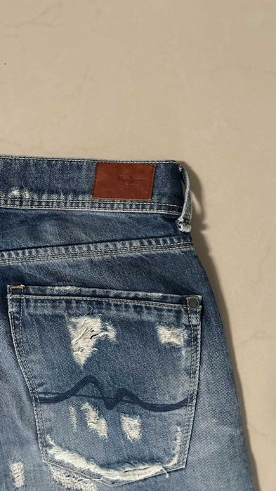 Pepe 28/30 Spodnie Slim Rurki Piękne