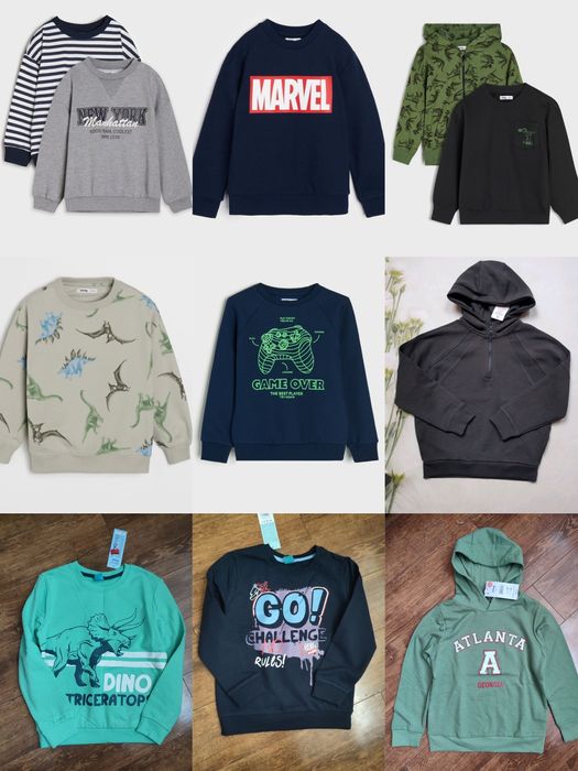 Реглани, лонгсліви, світшоти, спортивні штани, костюми, джинси, піжами