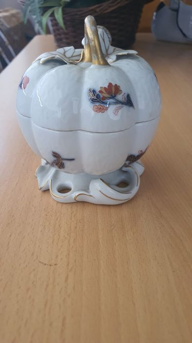 Caixa Abóbora em Porcelana - Vista Alegre