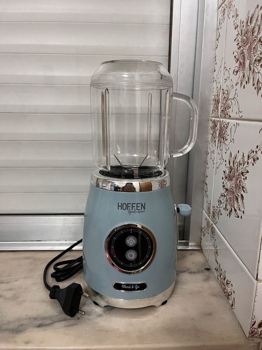 Liquidificador Hoffen Blend & Go – Retro Azul