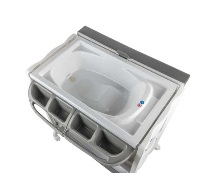 Banheira trocador de bebé 2 em 1