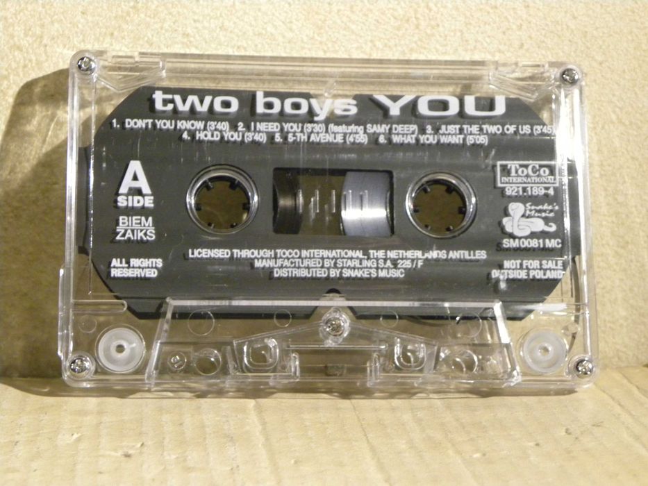 kaseta magnetofonowa Two Boys – You snake's music
