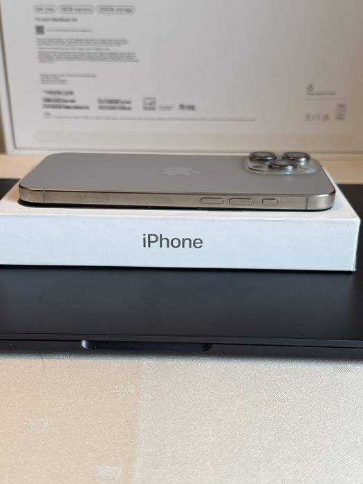 IPhone 16 Pro Max Natural Titanium 256 2 sim (e-sim)