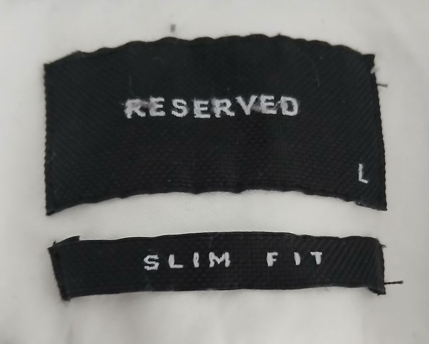 Koszula młodzieżowa SLIM  Fit biała