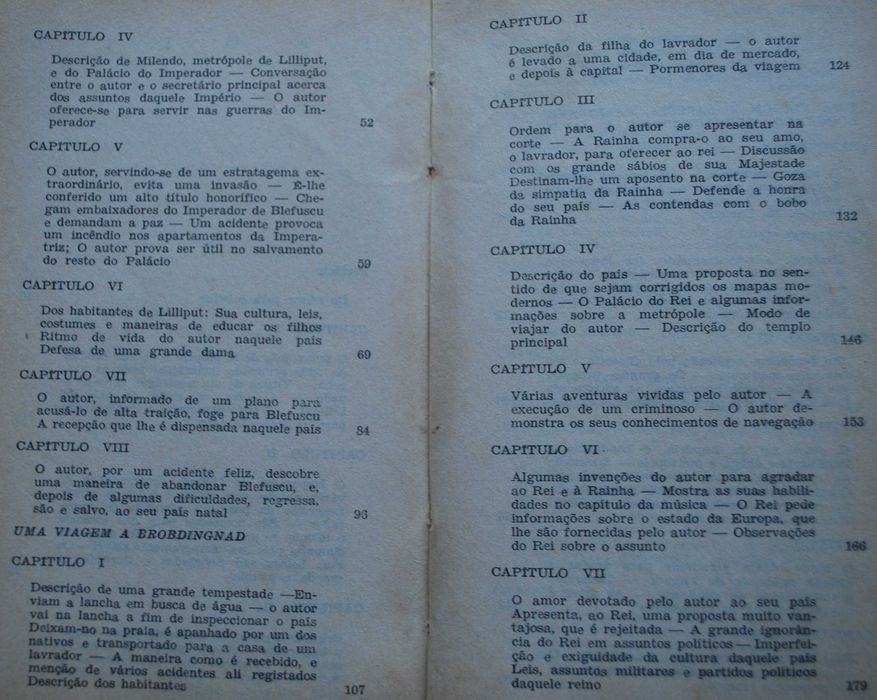 As Viagens de Gulliver de Jonathan Swift - 1ª Edição Ano 1964