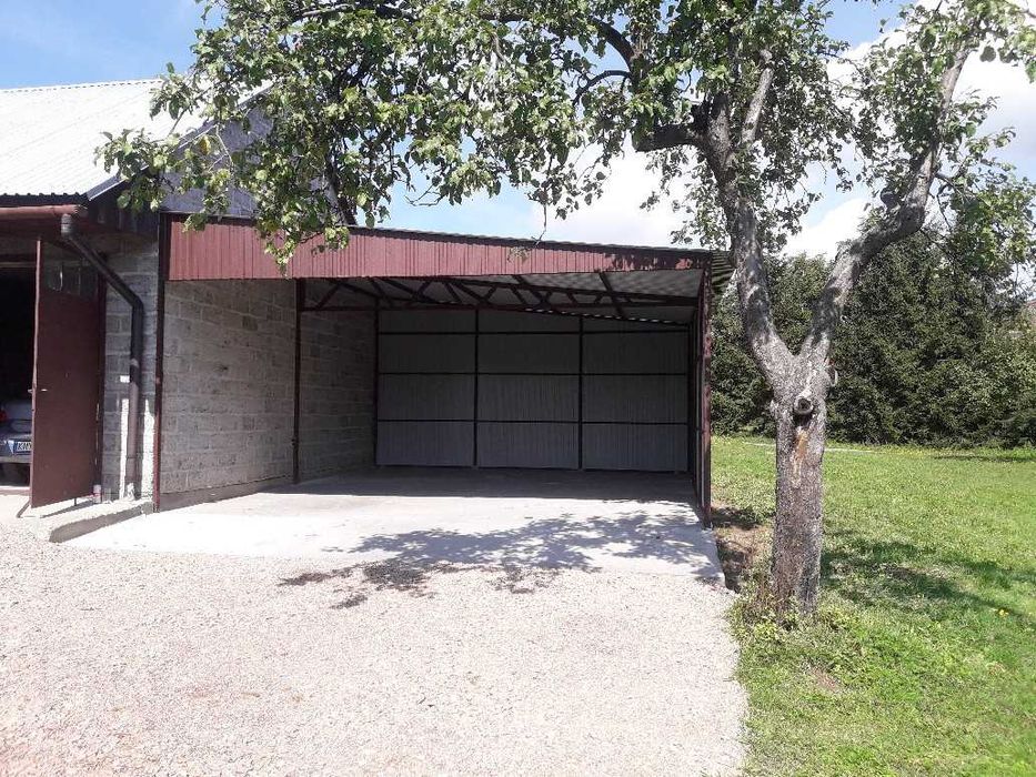 Garaż Blaszany otarty / Wiata Garażowa /Hala / Magazyn - GRZYWSTAL