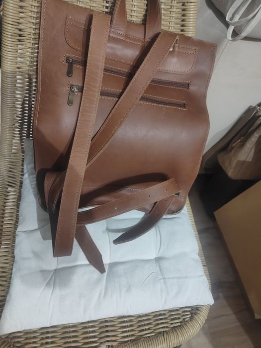 Plecak ze skóry jak nowy